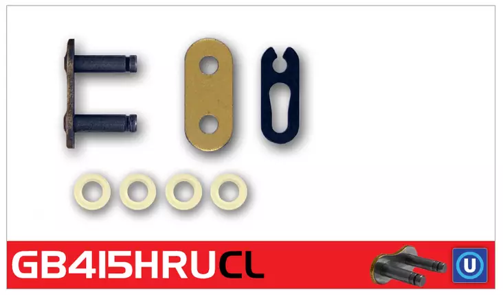 RK GB415HRU Ketjulukko - Moottoripyörän Ketjulukot - 99365 - 1