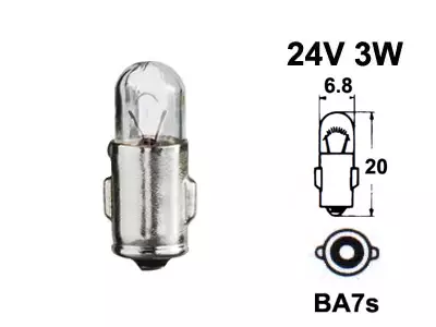 SAFRA 5024303 24V 3W BA7S - Yleisosat ja tarvikkeet - 69285 - 1