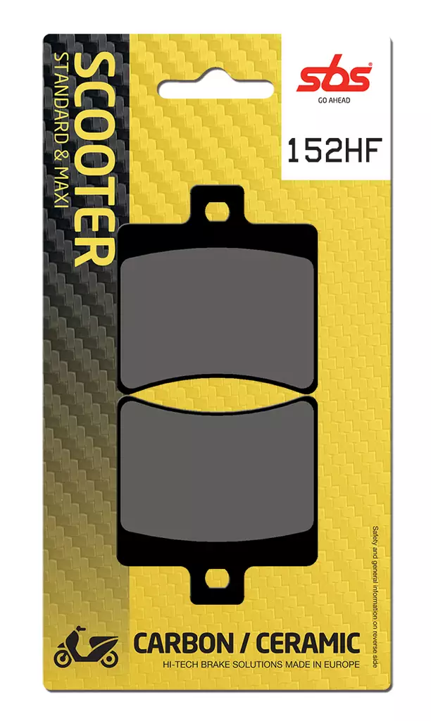 Sbs Jarrupalat Ceramic (747HF) - Moottoripyörän Jarrupalat - 104935 - 1