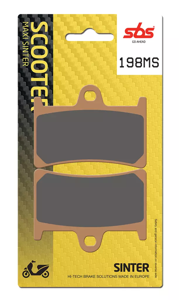 Sbs Jarrupalat Maxi Sinter - Moottoripyörän Jarrupalat - 103625 - 1