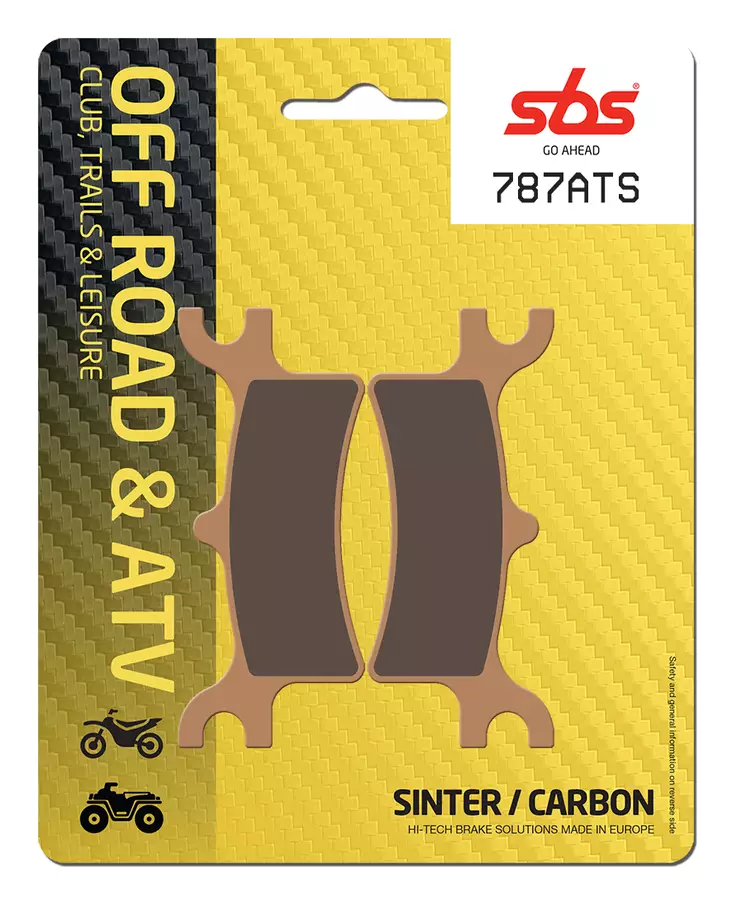 Sbs Jarrupalat Sintered Atv - Moottoripyörän Jarrupalat - 103685 - 1