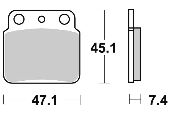 Sbs Jarrupalat Sintered Offroad - Moottoripyörän Jarrupalat - 104965 - 1