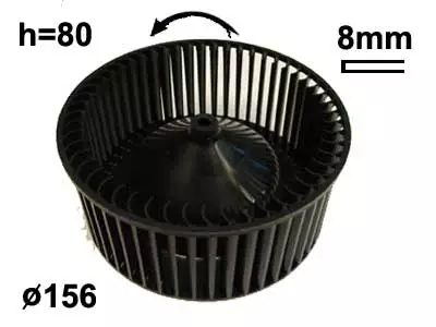 SIIPI 156 X 80MM -8MM AKS - Yleisosat ja tarvikkeet - 18985 - 1