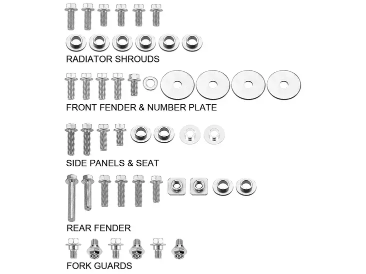 Sixty5 Ruuvi- ja pulttisarja Suzuki - Moottoripyörän Pultit & kiinnikkeet - 94405 - 1