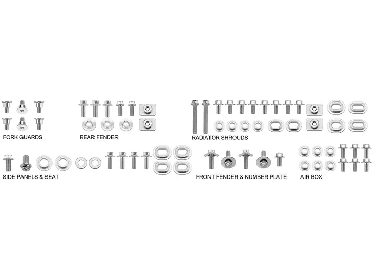 Sixty5 Ruuvi- ja pulttisarja Yamaha - Moottoripyörän Pultit & kiinnikkeet - 93135 - 1