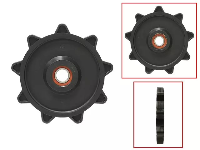 Sno-X Kääntöpyörä 2,52 180mm 9 hamp - Moottorikelkan Vetopyörät - 70405 - 1