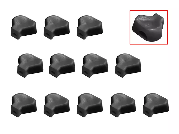 Sno-X Liukunasta teflon Polaris / 12kpl - Moottorikelkan Kytkimen rullat & liukunastat - 77305 - 1