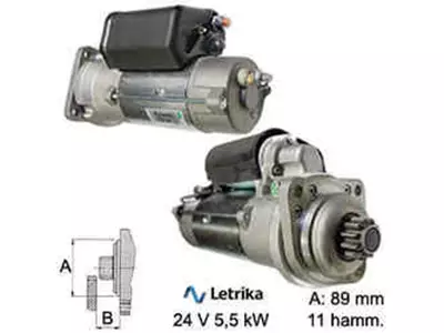 STARTTI IS1180 24V 5,5KW VALMET - Yleisosat ja tarvikkeet - 33995 - 1