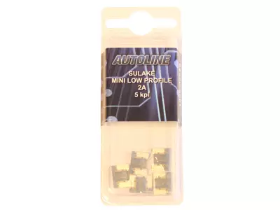 SULAKEBLISTER 2A MINI LOW PROFILE 5-KPL HARMAA # - Yleisosat ja tarvikkeet - 53765 - 1