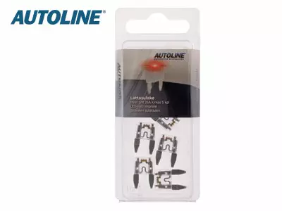 SULAKEBLISTER LED MINI GM 25A 5-KPL - Yleisosat ja tarvikkeet - 53225 - 1