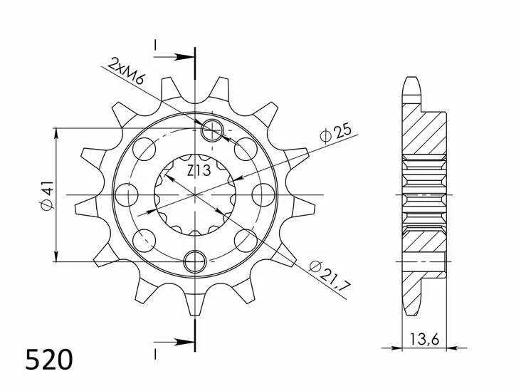 Supersprox Eturatas 1307.14 - Moottoripyörän Eturattaat - 101865 - 1