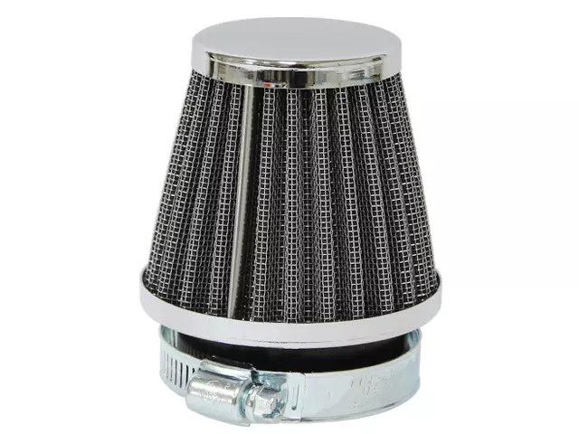 Tec-X Ilmansuodatin, Kiinitys Ø 42mm, (Ø 75 - 51mm x p. 68mm) - Moottorikelkan Kaasuttimet - 98705 - 1