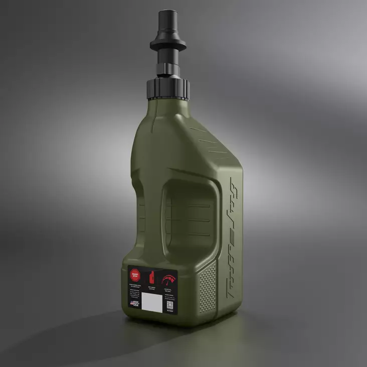Tuff Jug Kanisteri 10L metsänvihreä, Ripper korkki musta (GEN 3) - Yleisosat - Polttoainesäiliöt - 69505 - 1