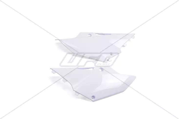 UFO Sivunumerokilvet YZ125/250 15-21 Valkoinen 046 - Moottoripyörän Sivupaneelit - 84845 - 1