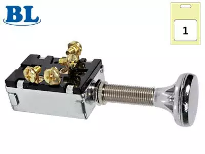 VETOKATKAISIJA OFF-ON-ON 12V 30A 10MM AS.REIKÄ M4 RUUVIL. - Yleisosat ja tarvikkeet - 43735 - 1