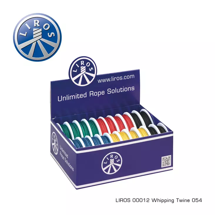 Whipping Twine heavy waxed Mixed colours 1,5mm x 20m (20pcs) - Veneen Köydet - 87375 - 1