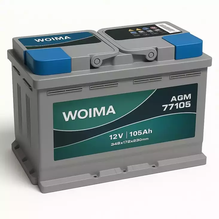 WOIMA AGM SOLAR 105AH 345X175X230 -/+ - Yleisosat ja tarvikkeet - 46025 - 1