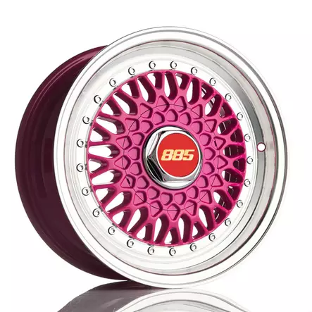 885 Classic RS Pink 7x15 Jako: 4x100 ET: 20 vanne - Auton Vanteet - 3665 - 1