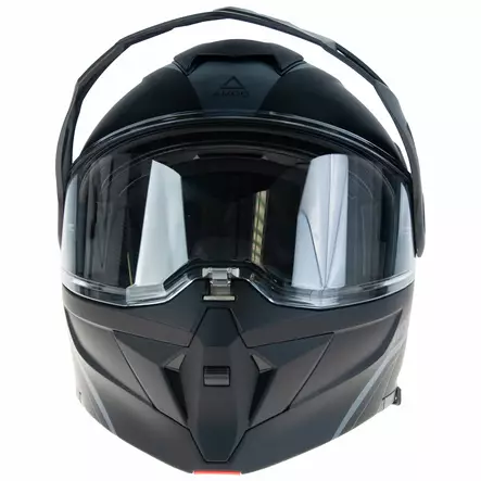 AMOQ Ballast kypärä sähkövisiirillä Musta/harmaa M - ATV Adventure-kypärät - 85045 - 1