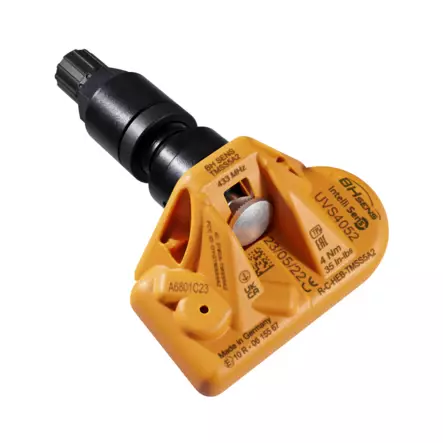 Ohjelmoitava IntelliSens TPMS-rengaspaineanturi UVS4052 Premium, musta metalliventtiili - TPMS rengaspaineanturit - 115235 - 1