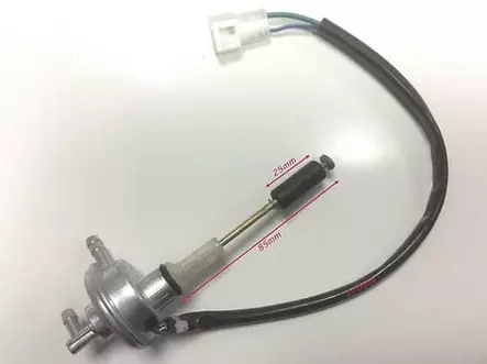 Polttoainehana, Yleismalli, Ø15mm, Tasoanturi, Skootterit / Mopot - Mopon & Skootterin Polttoainehanat - 98785 - 1