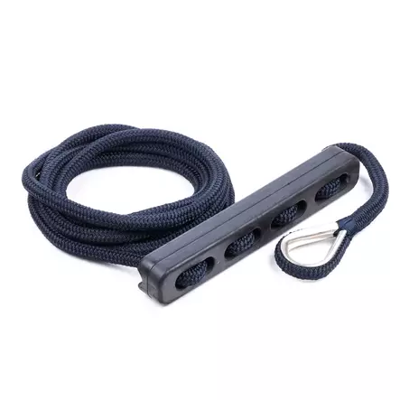 Qvarken Kiinnitysköysi Dockline joustimella 12mm 4m navy sin - Veneen kiinnitys - 110505 - 1