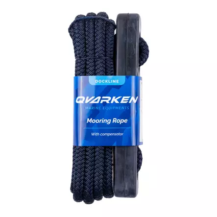 Qvarken Kiinnitysköysi Dockline joustimella 12mm 4m navy sin - Veneen kiinnitys - 110505 - 1