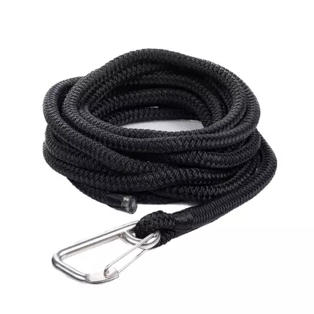 Qvarken Kiinnitysköysi Dockline karbiinihaalla 16mm 12m musta - Veneen kiinnitys - 111115 - 1
