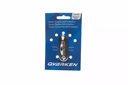 Qvarken Rengaslevy AISI316 45x15mm - Veneen Karabiinit & sakkelit - 110635 - 1
