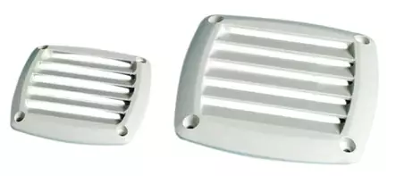 Ritilä valk. ABS 125x125 - Veneen Pumput - 90075 - 1