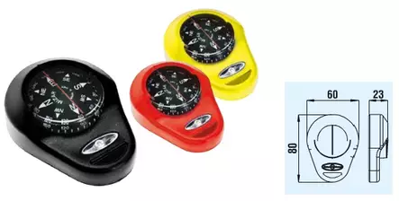 Riviera kompassi BM mizar Yellow - Veneen Kompassit - 111035 - 1