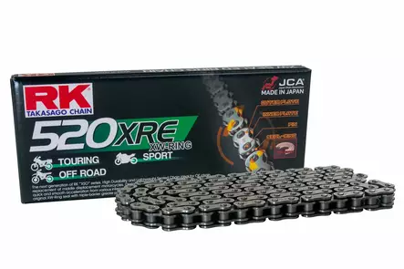 RK 520XRE XW-rengasketju +CL (jousil.) - Moottoripyörän Ketjut & rattaat - 69745 - 1