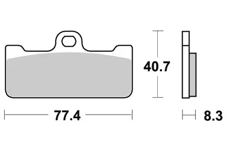 Sbs Jarrupalat Dual Sinter - Moottoripyörän Jarrupalat - 104495 - 1