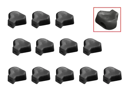Sno-X Liukunasta teflon Polaris / 12kpl - Moottorikelkan Kytkimen rullat & liukunastat - 77305 - 1