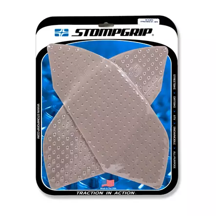 Stompgrip Street Bike Tank Grips - Volcano - 0075 : Clear - Moottoripyörän Tankinsuojat - 99185 - 1