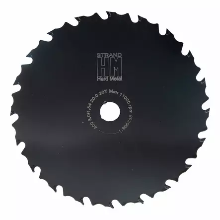 Strand Raivaussahan terä, Kovapalaterä, ? 225mm / ? 20mm , 20 h. - Ruohonleikkurin terät ja leikkuulaitteet - 89745 - 1