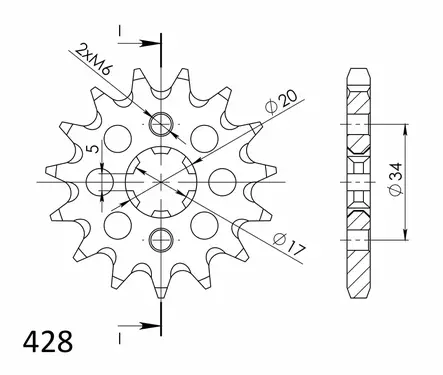 Supersprox Eturatas 1264.15 - Moottoripyörän Eturattaat - 102755 - 1