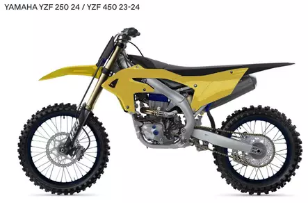 UFO Plastic kit 6-parts YZ250F 24-.. YZ450F 23-.. Gold/Black - Moottoripyörän Muovisarjat - 81845 - 1