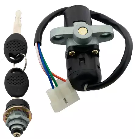 Virtalukko & Lukkosarja, Aprilia RX,SX 06- / Derbi Senda 05- / Gilera RCR,SMT 06 - Mopon & Skootterin Virtalukot & -katkaisimet - 96925 - 1