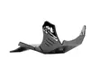 AXP Xtrem HDPE Skid Plate Black Beta 350/390/430/480 RR RACE 24- /RR/RR XPRO 25 - Moottoripyörän Suojat & suojukset - 79805 - 1