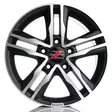Barzetta Cavallo BlackPolish Pakettiautoihin 7.5x17 Jako: 5x130 ET: 55 vanne - 17-tuumaiset - 2545 - 2