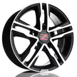 Barzetta Cavallo BlackPolish Pakettiautoihin 7.5x17 Jako: 5x130 ET: 55 vanne - 17-tuumaiset - 2545 - 1