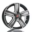Barzetta Trasportare Titanium Pakettiautoihin 6.5x16 Jako: 5x108 ET: 45 vanne - 16-tuumaiset - 2635 - 1