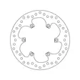 Brembo Serie Oro jarrulevy - Moottoripyörän Jarrulevyt - 102805 - 1