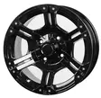 BSK Vanne 14x7 4/156 4+3 Musta - Mönkijän Vanteet - 68745 - 1