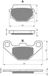GOLDFREN Jarrupalat 084 Ceramic Carbon S3 - Moottoripyörän Jarrupalat - 87295 - 1