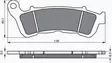 GOLDFREN Jarrupalat 257 Ceramic Carbon S3 - Moottoripyörän Jarrupalat - 87745 - 1