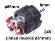 LÄM.LAIT.MOOT. 24V 6MM/59 - Yleisosat ja tarvikkeet - 79135 - 1