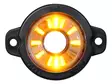 LED-ÄÄRIVALO KELT. PYÖREÄ 12/24V HALK. 60,5MM REIKÄMALLI - Yleisosat ja tarvikkeet - 51225 - 1