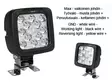LED PERUUTUS/TYÖVALO 10-30V 17W IP66/68 - Yleisosat ja tarvikkeet - 51865 - 1